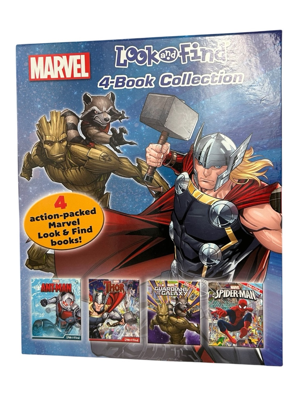 Marvel Look and Find 4-Book Collection